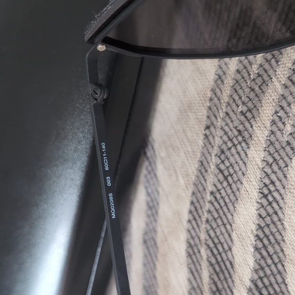 McQ MQ0208S-003 Black/Purple Cateye Sunglasses - Picture 5 of 10